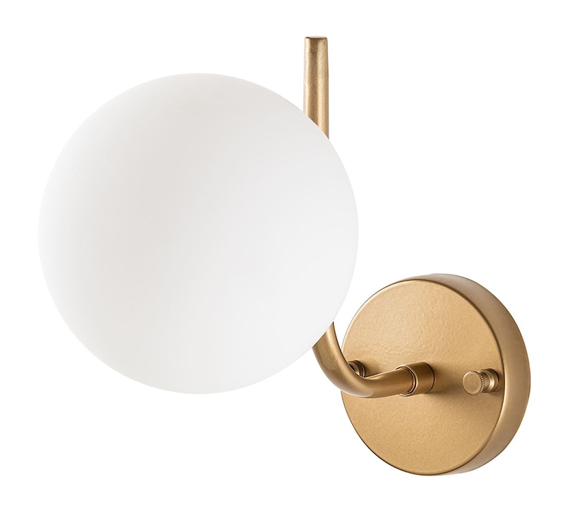 Kinkiet Antler biało-złoty 