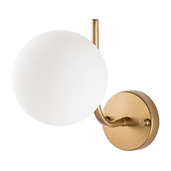 Kinkiet Antler biało-złoty