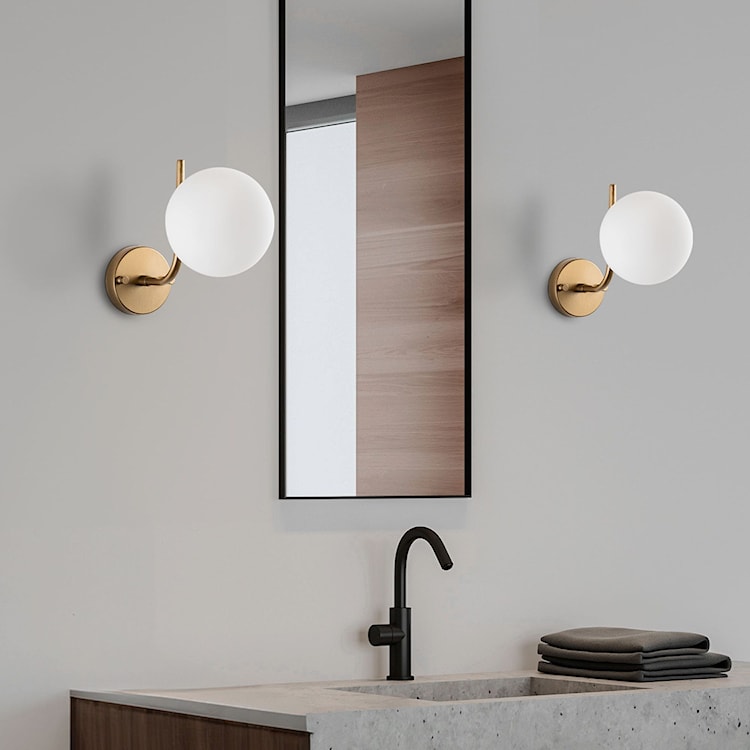 Kinkiet Antler biało-złoty  - zdjęcie 4