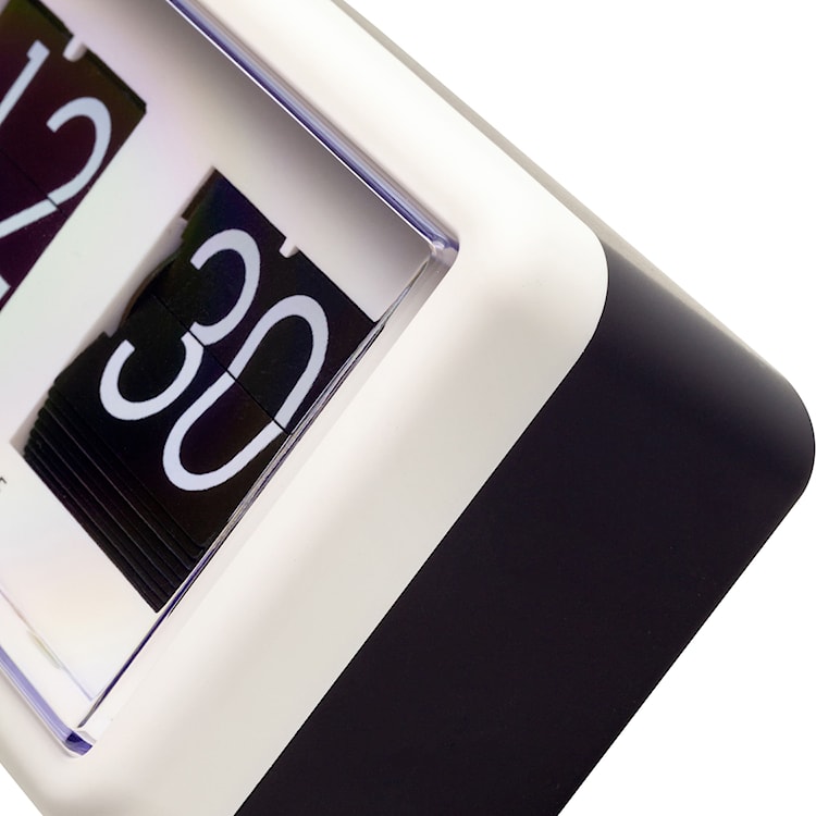Zegar stojący Flip Clock 18x10 cm biały  - zdjęcie 8