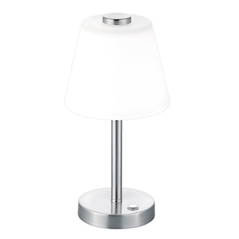 Lampa stołowa Emerald LED biało-srebrna