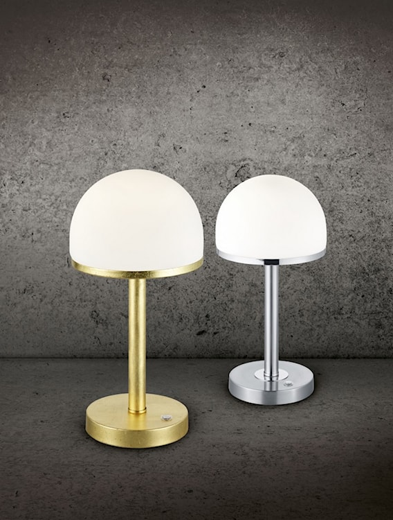 Lampa stołowa Berlin LED biało-srebrna  - zdjęcie 2