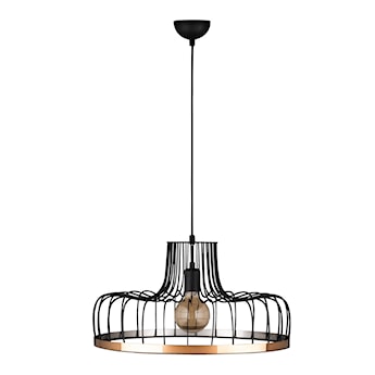 Lampa wisząca Vantrows średnica 53 cm czarno-złota