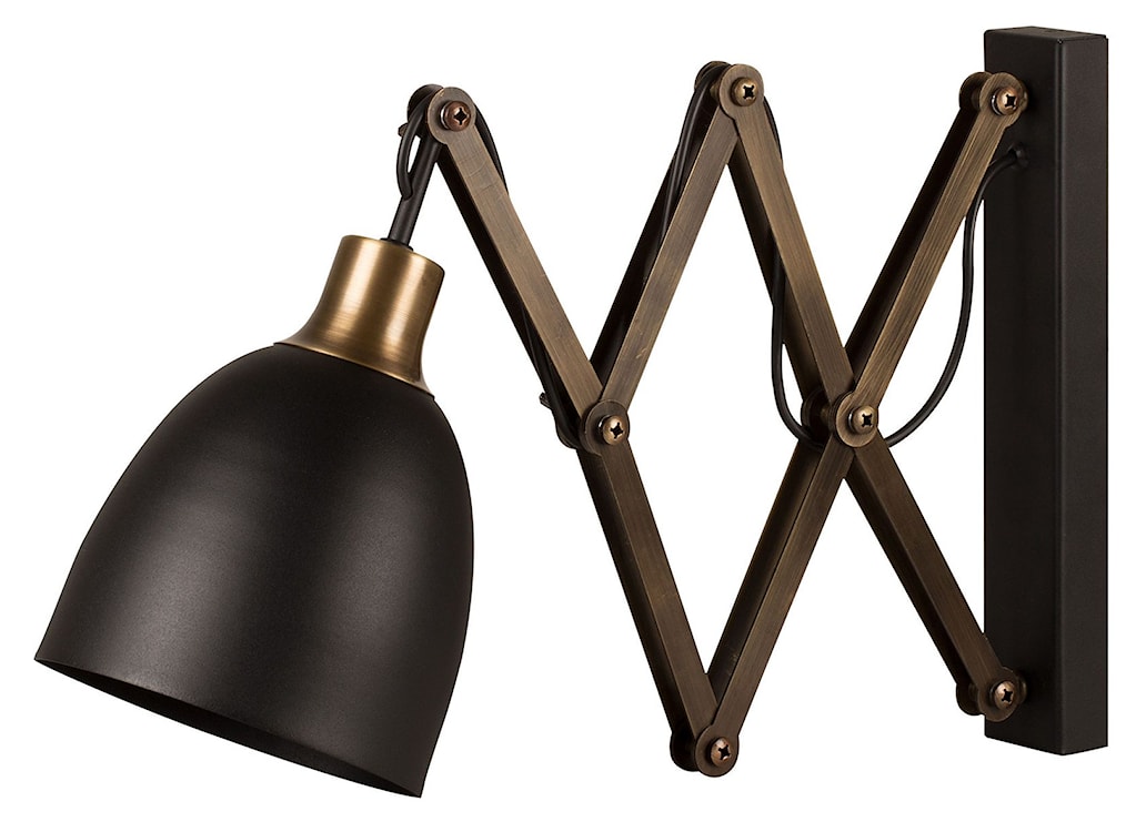 Lampa ścienna Derealle z regulacją czarna  - zdjęcie 5