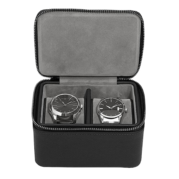 Organizer na biżuterię Pebble Large Travel Watch Box czarny 