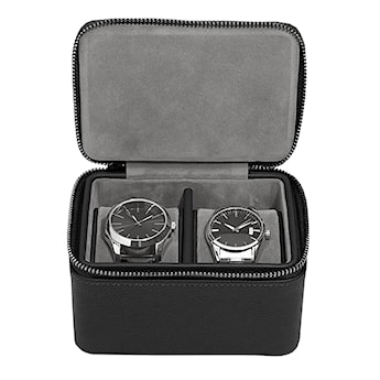 Organizer na biżuterię Pebble Large Travel Watch Box czarny