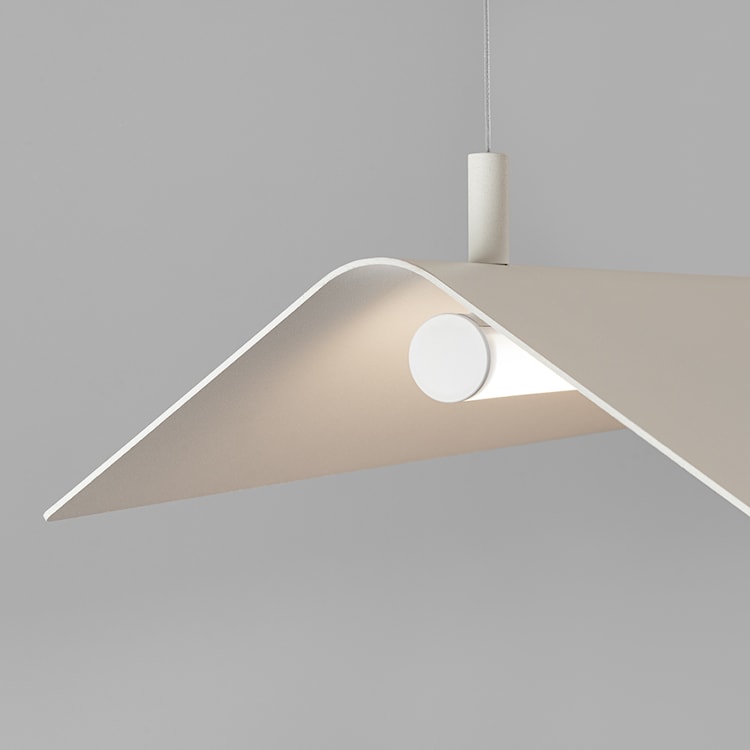 Lampa wisząca Elva LED beżowa 4000K  - zdjęcie 8