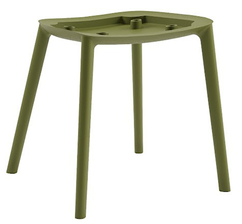 Krzesło ogrodowe Stanetes z tworzywa sztucznego zielone  - zdjęcie 4