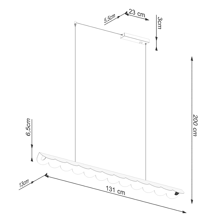 Lampa wisząca Biscuit LED biała 4000K  - zdjęcie 13