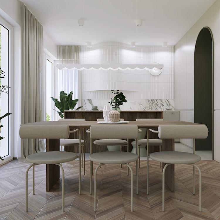 Lampa wisząca Biscuit LED biała 4000K  - zdjęcie 2