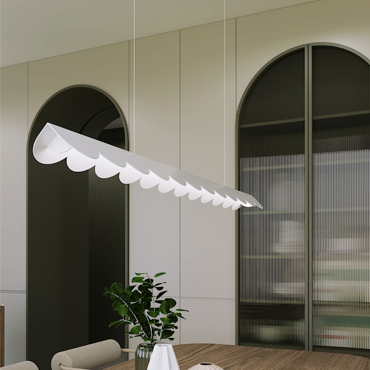 Lampa wisząca Biscuit LED biała 4000K  - zdjęcie 4