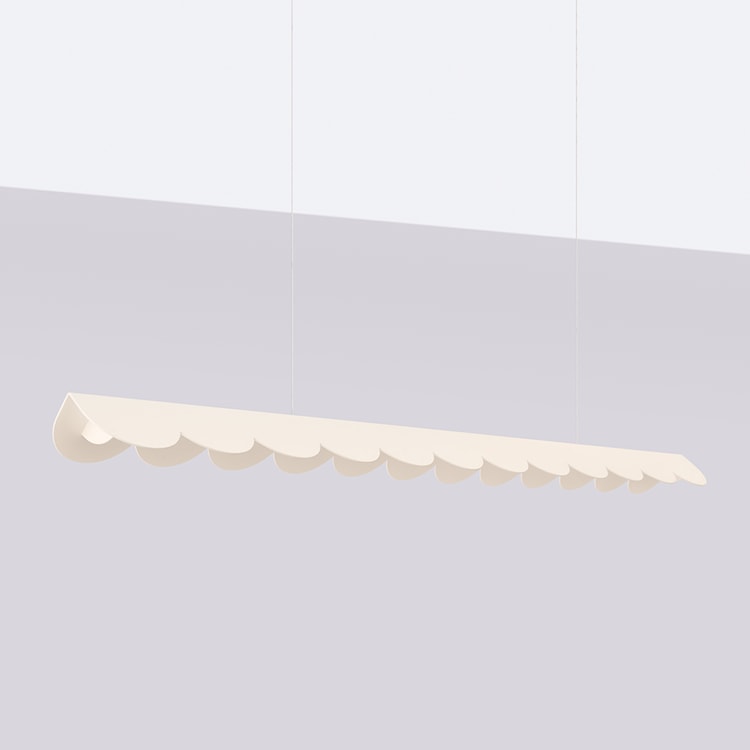 Lampa wisząca Biscuit LED beżowa 4000K  - zdjęcie 5