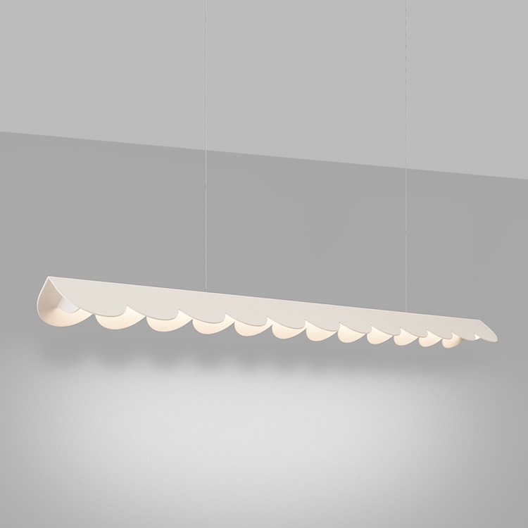 Lampa wisząca Biscuit LED beżowa 4000K  - zdjęcie 6
