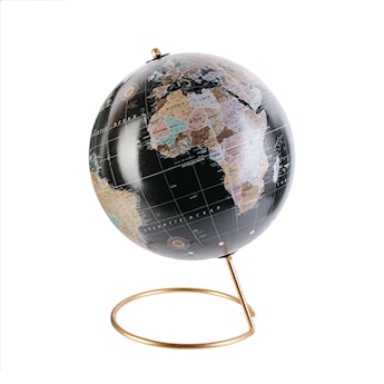 Globus Chisse czarny w stylu minimalistycznym średnica 21,5 cm
