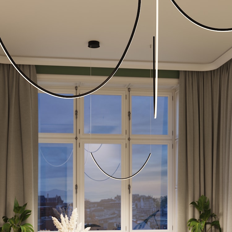 Żyrandol Alvar 3 LED czarny 3000K  - zdjęcie 4