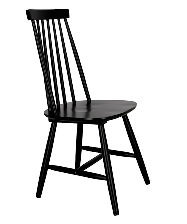 Krzesło drewniane Neerage czarne  - zdjęcie 7