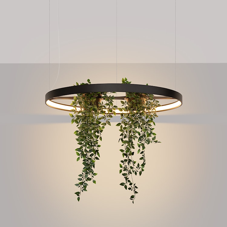 Żyrandol Rio Bio LED 78 cm czarny 3000K  - zdjęcie 6