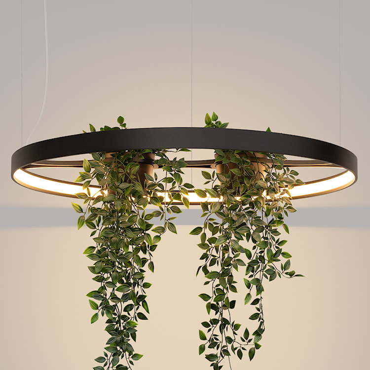 Żyrandol Rio Bio LED 78 cm czarny 3000K  - zdjęcie 12