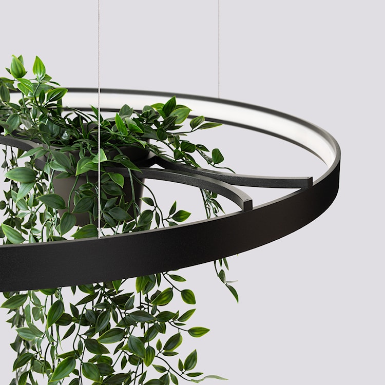 Żyrandol Rio Bio LED 78 cm czarny 4000K  - zdjęcie 8