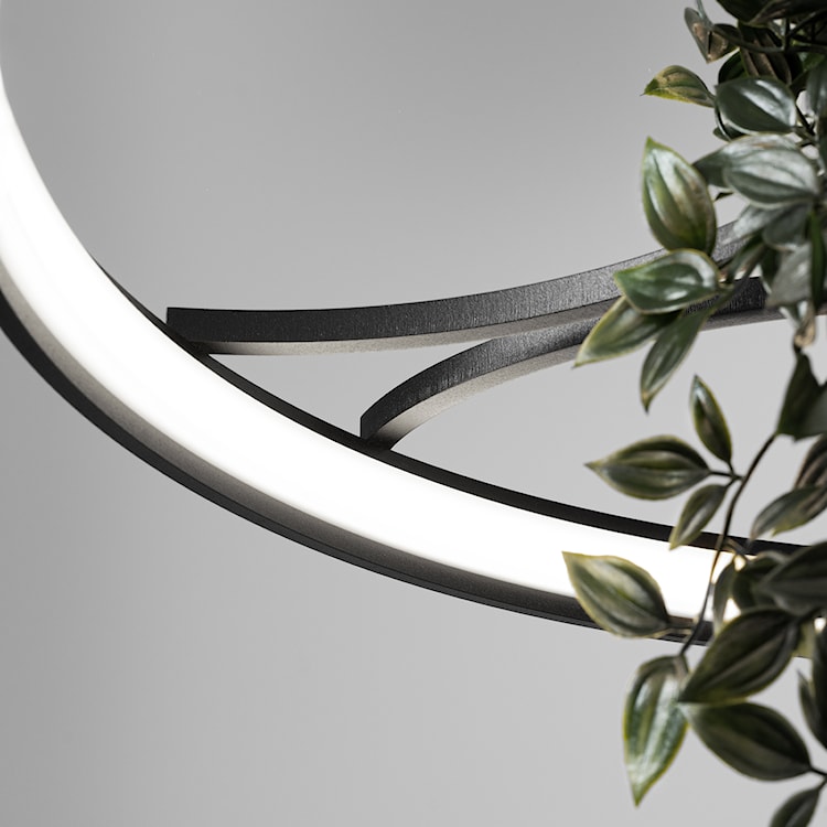 Żyrandol Rio Bio LED 78 cm czarny 4000K  - zdjęcie 9