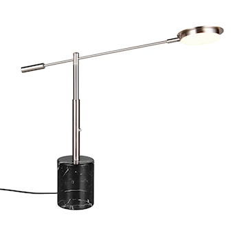 Lampa stołowa Fiore LED czarno-srebrna