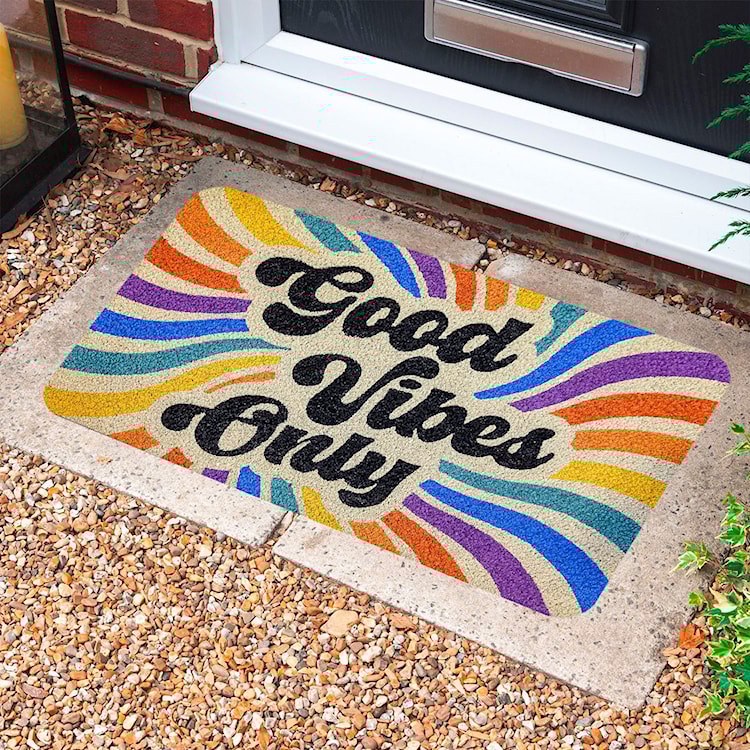 Wycieraczka do butów Sembing 70x40 cm wielokolorowa  - zdjęcie 3