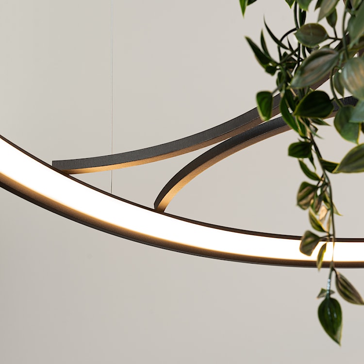 Żyrandol Rio Bio LED 110 cm czarny 3000K  - zdjęcie 10