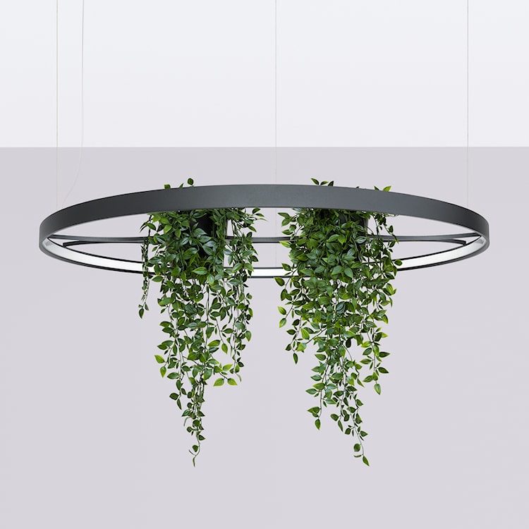 Żyrandol Rio Bio LED 110 cm czarny 4000K  - zdjęcie 5