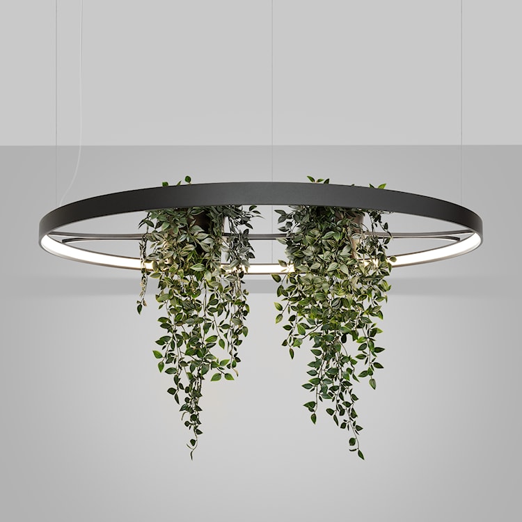 Żyrandol Rio Bio LED 110 cm czarny 4000K  - zdjęcie 6