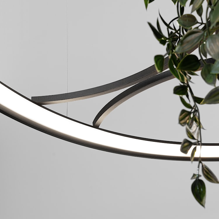 Żyrandol Rio Bio LED 110 cm czarny 4000K  - zdjęcie 10