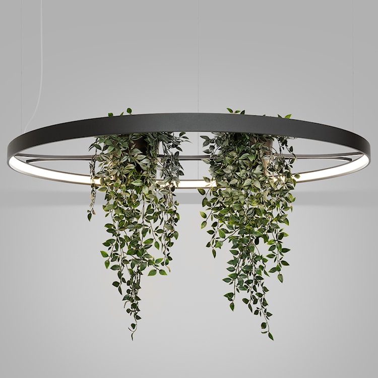 Żyrandol Rio Bio LED 110 cm czarny 4000K  - zdjęcie 12