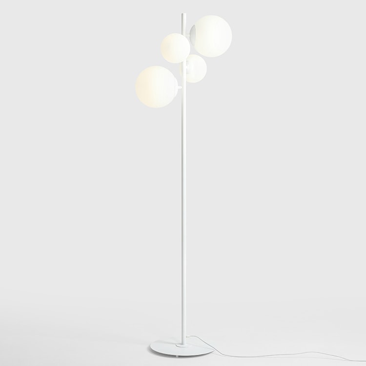 Lampa podłogowa Mauric 161 cm biała  - zdjęcie 2