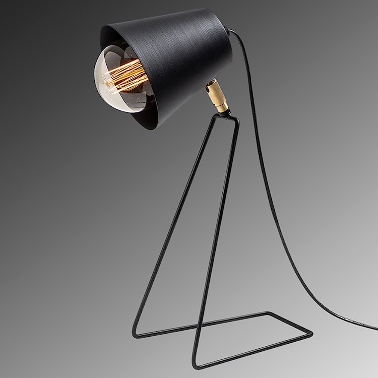 Lampa stołowa Dantarilia minimalistyczna czarna  - zdjęcie 5
