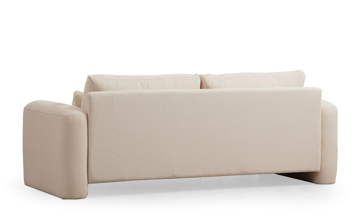 Sofa trzyosobowa Bellines tkanina boucle kremowa  - zdjęcie 6