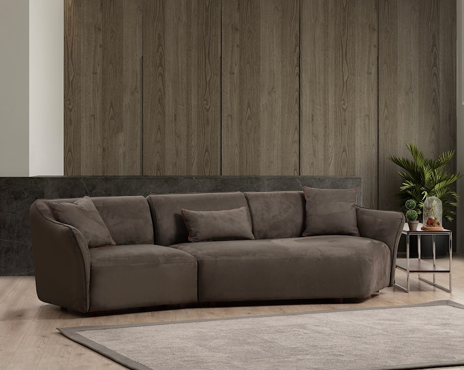 Sofa modułowa Reevad 288 cm brązowy velvet  - zdjęcie 2