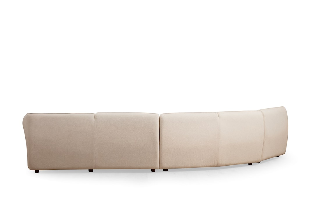 Sofa modułowa Reevad 360 cm w tkaninie boucle kremowa  - zdjęcie 6