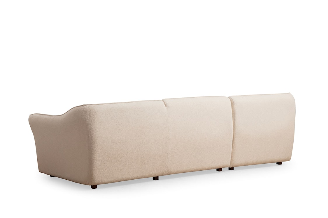 Sofa modułowa Reevad 288 cm w tkaninie boucle kremowa  - zdjęcie 6