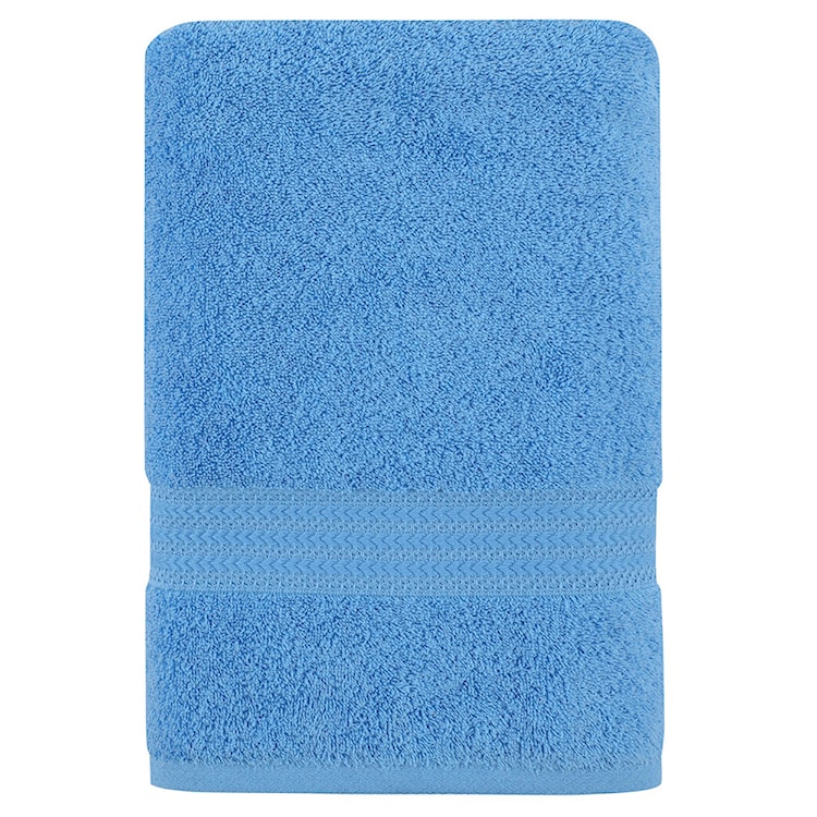 Ręcznik do kąpieli Bainrow 70/140 cm niebieski  - zdjęcie 5