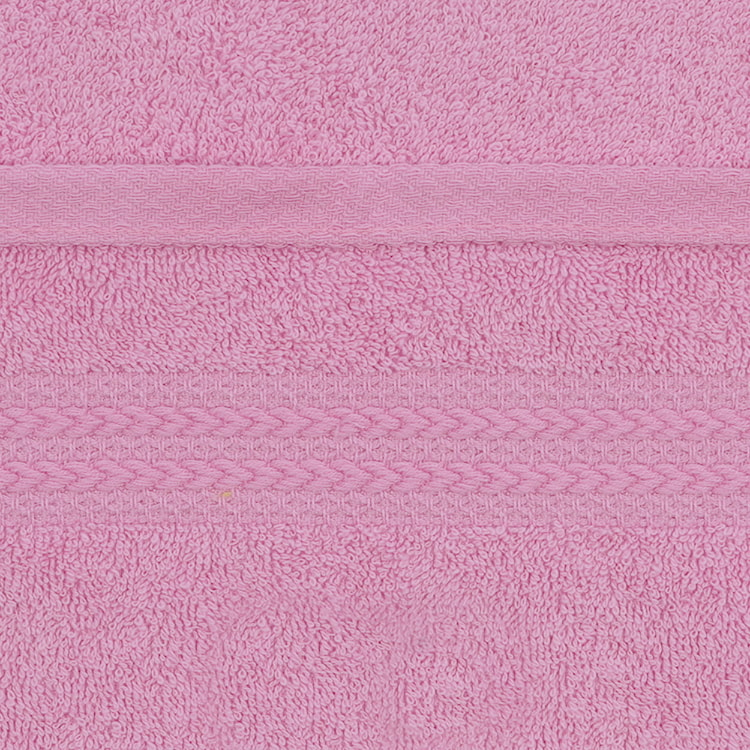 Zestaw sześciu ręczników Bainrow 30/50 cm różowy  - zdjęcie 6