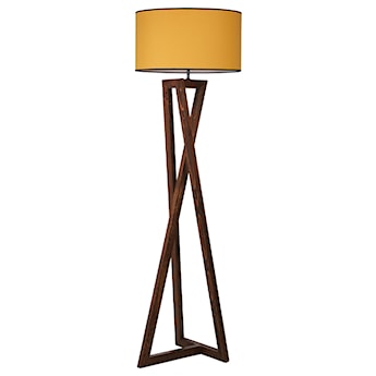 Lampa stojąca nowoczesna Klavoir musztardowa