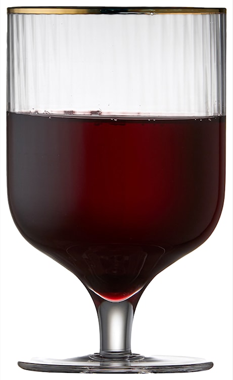 Zestaw 4 kieliszków do wina Palermo 300 ml złote  - zdjęcie 12