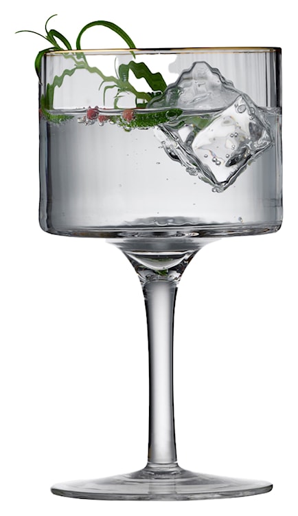 Zestaw 4 kieliszków do ginu Palermo 320 ml złote  - zdjęcie 11