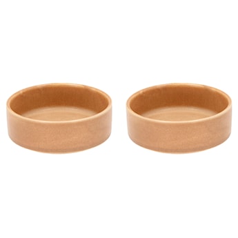 Zestaw 2 mieseczek porcelanowych Fjord 125 ml kremowe