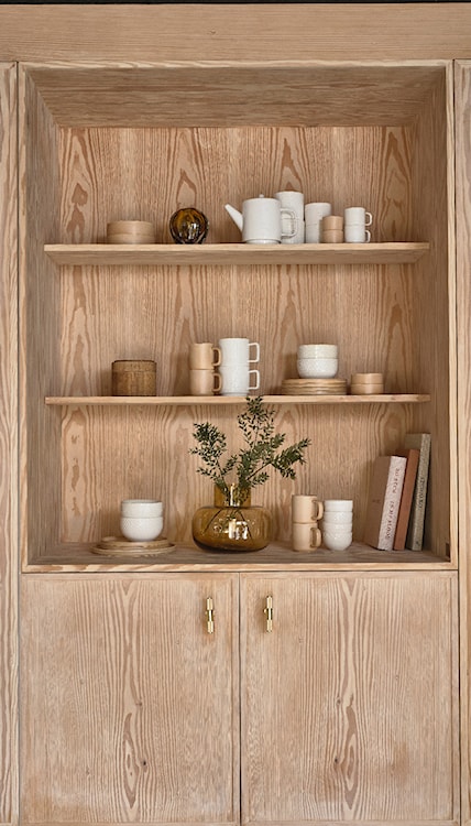 Zestaw 2 talerzy porcelanowych Fjord 21 cm kremowe  - zdjęcie 10