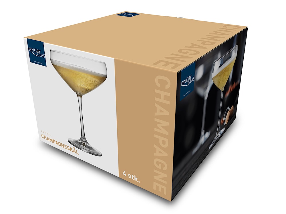 Zestaw 4 kieliszków do szampana Juvel 340 ml  - zdjęcie 10