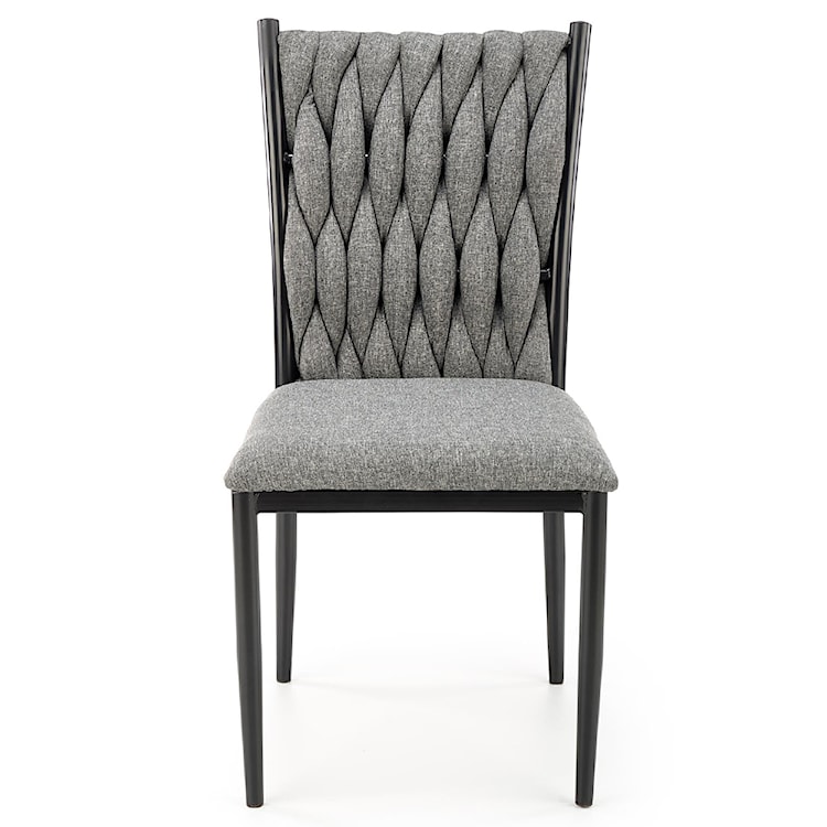 Krzesło tapicerowane Cheshic popielate  - zdjęcie 2