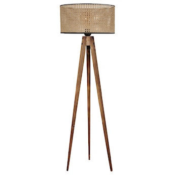 Lampa stojąca Maidirred brązowa na trzech nogach