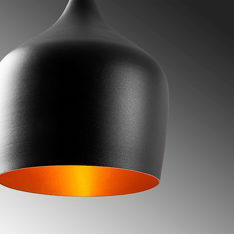 Lampa wisząca Excellada średnica 22 cm czarna  - zdjęcie 4