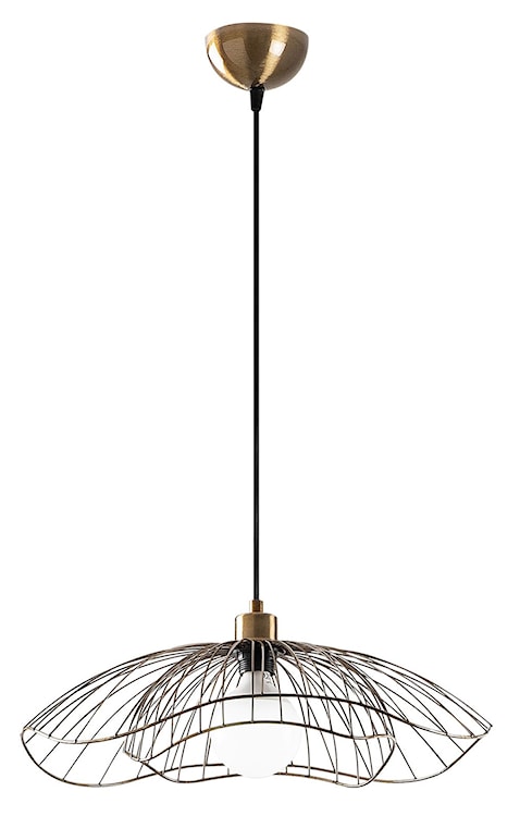 Lampa wisząca Bleriss średnica 50 cm złota 