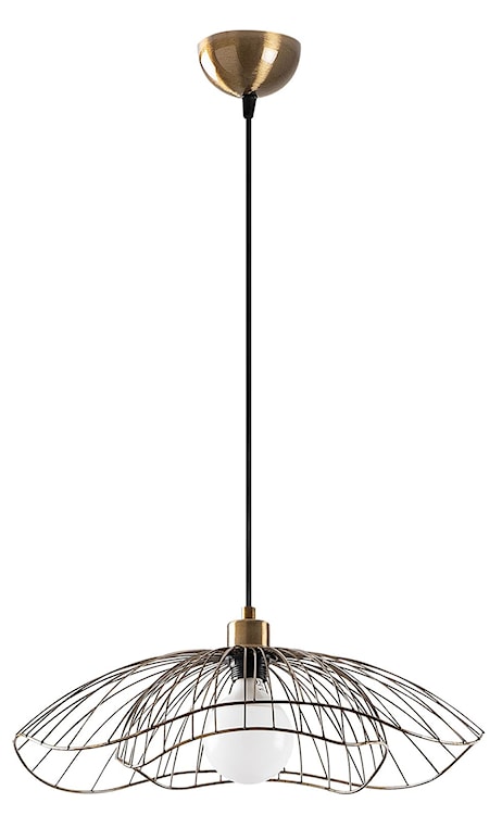 Lampa wisząca Bleriss średnica 50 cm złota  - zdjęcie 7